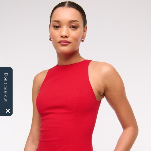 Abercrombie Drop-Waist Midi Dress - Picture 6 of 6